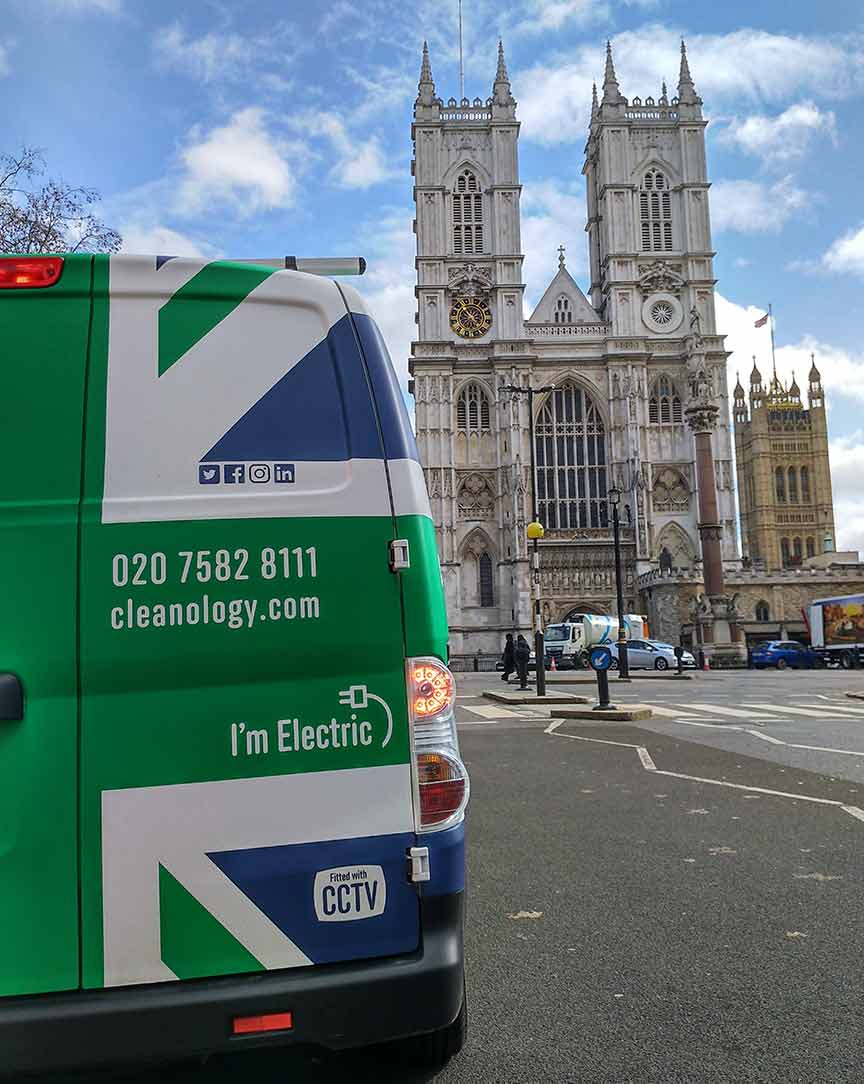 London Cleaning Van